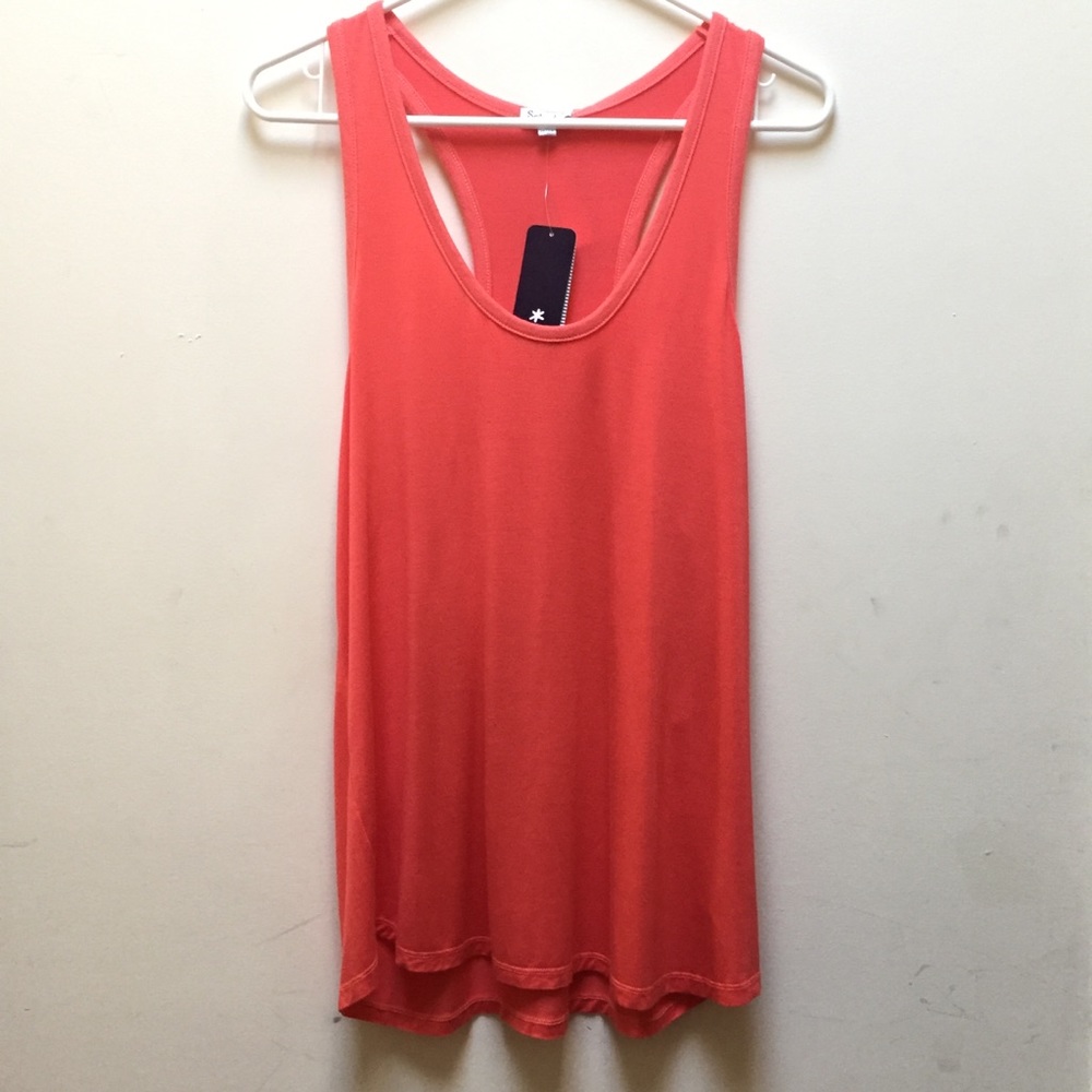 ☀️NEW Splendid Orange Tank Top Size Extra Large